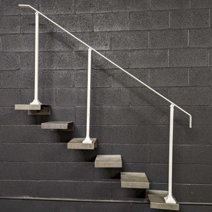 Modern 3 Post Handrail for Stairs
