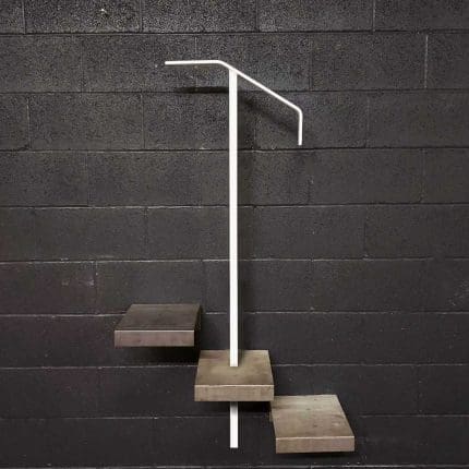 Modern In Ground Single Post Rail